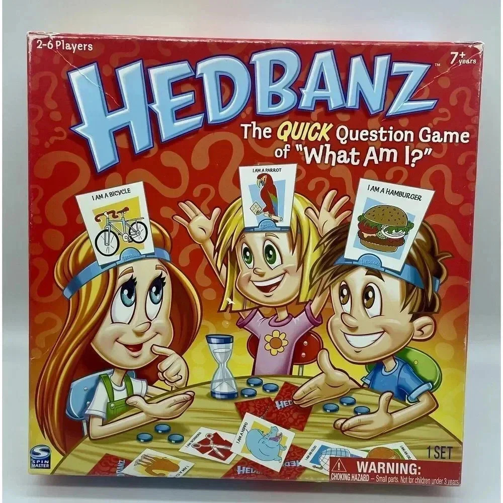 Hedbanz Game‎ For Kids 2010 Edition Complete With All pieces And Instructions